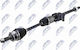 Transmission Drive Shaft Mini Mini 2001-2006 1.6L Hatchback Mini Mini Convertible 2004-2008 1.6L Convertible