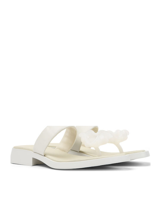 Dana Leather Women's Sandals White