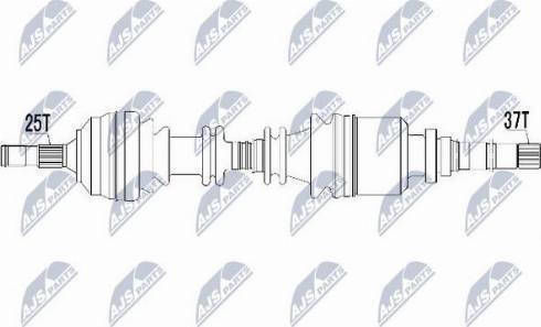 Drive Transmission Shaft Citroën C5 Estate Van 2002-2008 2.0l Van Citroën C5 I 2001-2005 2.0l Hatchback Citroën C5 I 2001-2005 3.0l Hatchback