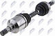 Drive Transmission Shaft Opel Astra H 2004-2014 2.0l Hatchback Opel Astra H Gtc 2005-2010 2.0l Hatchback Opel Zafira Zafira Family B 2005-2019 2.0l Mpv