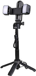 Xo Ss21 Πολυμορφικό Selfie Stick Λειτουργία Bluetooth Αποσπώμενα Φώτα