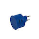 Pedestal Incarcator Fara Cablu cu Port USB-A si Port USB-C 20W Quick Charge 3.0 Albastru