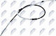 Ντίζα Φρένο Ακινητοποίησης Fiat Doblo Box Body Mpv 2000-0 1.2l Van Fiat Doblo Box Body Mpv 2000-0 1.4l Van Fiat Doblo Box Body Mpv 2000-0 1.3l Van