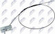 Handbrake Cable Nissan Primastar Bus 2001-0 2.0l Bus Nissan Primastar Bus 2001-0 2.5l Bus Nissan Primastar Van 2002-0 2.0l Van