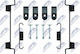 Set of Auxiliary Parts for Handbrake Shoes Hyundai Grand Santa Fe 2013-0 3.3l SUV Hyundai Grand Santa Fe 2013-0 2.2l SUV Hyundai Santa Fe II 2005-2015 2.4l SUV