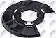 Splash Plate Brake Disc Bmw 3 2004-2012 3.0l Sedan Bmw 3 2004-2012 2.5l Sedan Bmw 3 2011-2018 2.0l Sedan
