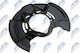 Brake Disc Splash Shield Honda Civic IX 2012-2016 1.4L Hatchback Honda Civic IX Tourer 2014-2016 1.6L Estate Honda Civic IX Tourer 2014-2016 1.8L Estate