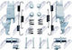 Set Auxiliary Parts Handbrake Shoes Ssangyong Kyron 2005-2014 2.3l Suv Ssangyong Kyron 2005-2014 2.7l Suv Ssangyong Kyron 2005-2014 2.0l Suv