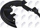 Splash Plate Brake Disc Ford Fiesta VI 2008-0 1.25l Hatchback Ford Fiesta VI 2008-0 1.4l Hatchback Ford Fiesta VI 2008-0 1.6l Hatchback