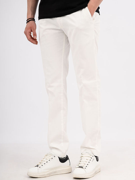 Fourten Industry Herrenhosen Chino Weiß