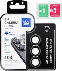 Blue Star Mobile Camera Protector Tempered Glass Black for Galaxy S26+ Blue Star Mobile Camera Protector Tempered Glass Black for Galaxy S26+