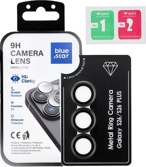 Blue Star Προστασία Κάμερας Tempered Glass Μαύρο για το Galaxy S26+