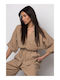 Women's Beige Set with Trousers