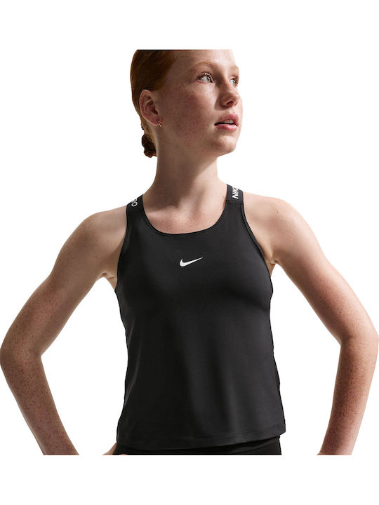 Nike Παιδικό T-shirt Dri-Fit Μαύρο Pro