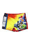 Superheroes Kids Swimwear Swim Shorts Red