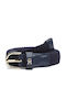 Elastic Women's Belt Blue