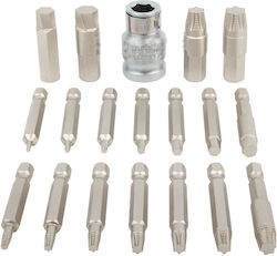 Set Ziehwerkzeuge 19 Stücke Torx & Hex Gamateh