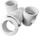 Double Energy Hydro Massage Jets Jet Body 50mm D Water X 50mm D Air White Abs