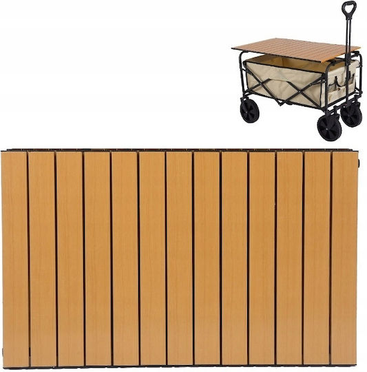 Stahl Campingmöbel Klapptisch 86x55cm Grau