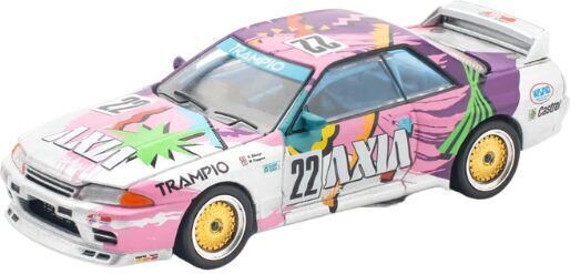 Model Mașină Nissan Skyline GT-R R32 #22 Scara 1:64 Pop Race Pr640103