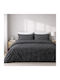 Dot Elegance Подредба Чаршафи За Двойно Легло 240x260см Черни (4 Бройки)