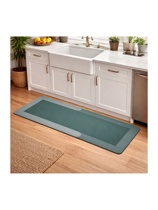 My Home Luxury Non-Slip Bath Mat 73515 Green 60x150cm