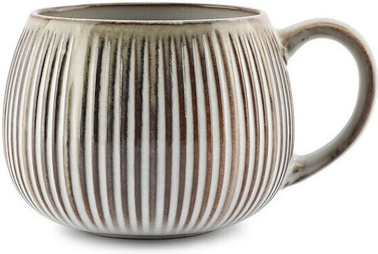 SP Souliotis Керамична Бежова Чаша 400ml