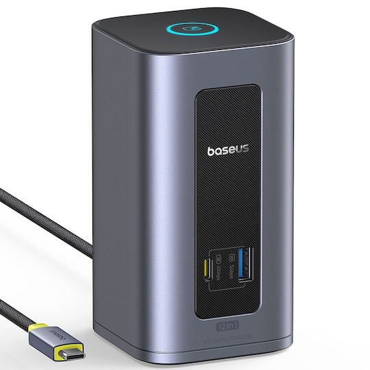 Baseus Nomos NU1 Air USB-C Dockingstation mit 4K PD Grau