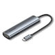 Vention USB-C Docking Station με HDMI PD Γκρι (TGLHB)