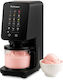Rohnson Velvet Creme Ice Cream Maker 3x1.35lt Black