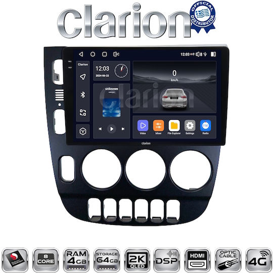 Clarion Автомобилна Аудио Система За Mercedes-Benz ML 1998 > 2002 Bluetooth USB Вграден Wi-Fi GPS Apple CarPlay Android Auto