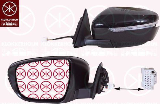 Electric Heated Painted Side Mirror with Signal A Quality Convex Glass Right