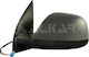 Electric Heated Electric Folding Painted Car Side Mirror Black Base W Radio Antenna System Aspherical Glass A Quality Suitable For Vw Amarok P U 2010-2016 S6/s7 2h1857507cr9b9 Left 1 Pc