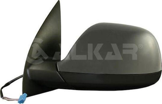 Electric Heated Electric Folding Painted Car Side Mirror Black Base W Radio Antenna System Aspherical Glass A Quality Suitable For Vw Amarok P U 2010-2016 S6/s7 2h1857507cr9b9 Left 1 Pc