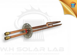 Heating Element Solar Water Heater Boiler Triple Energy Φ120-8 Holes Inox Exchanger L80 4.000w