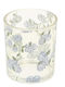 Atmosphera Glass Candle Holder in Blue Color 9x10cm