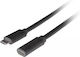 Lanberg USB 3.2 Cable USB-C Male - USB-C Female 100W PD Black 0.5m CA-USBE-20CC-0005-BK