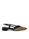 Women's Ballerina Shoes Slingback In Black Colour