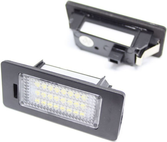 Bosse Πλαφονιέρα Πίσω Πινακίδας Audi A1 A4 B8 A6 A7 Q5 Skoda Fabia Superb Yeti Vw Passat 2008+ 2 Τεμάχια Ca-012014