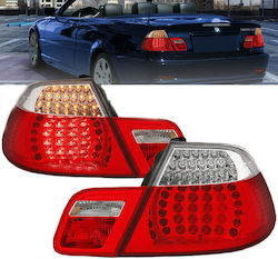 Rückleuchten Satz BMW Serie 3 E46 Cabrio 99-03 LED Rote Crystal Eagle Eyes