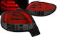 Taillights Set Peugeot 206 98-07 Led Bar Red Smoked Eagle Eyes