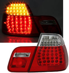Rear Lights Set BMW 3 E46 Sedan 01-05 LED Red Crystal Eagle Eyes