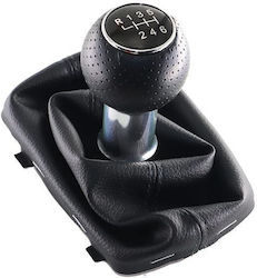 Carro Πόμολο Φυσούνα Λεβιέ Ταχυτήτων Audi A4 B6 02-08 Audi A4 B7 04-08 6 Ταχύτητες Μαύρο Cgk0203