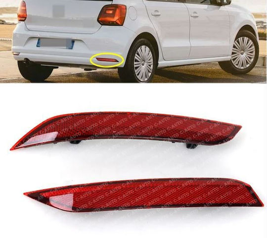 Отразител Задна Броня Десен Ляв Vw Polo 2014-2017 2 Броя