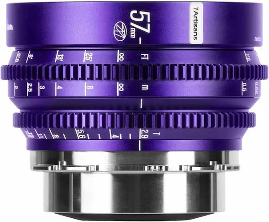 7artisans Full Frame Φωτογραφικός Φακός Floral Bloom Σταθερός για Arri PL Mount Μωβ