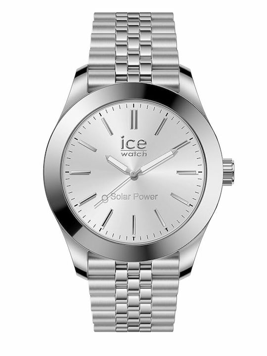 Ice Womens Watch 40mm Solar With Silver Metal B...