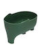 Brotkorb Kunststoff Grau 22x14x10cm