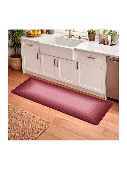 My Home Luxury Kitchen Runner Mat with Non-Slip Backing Purple 60x180cm