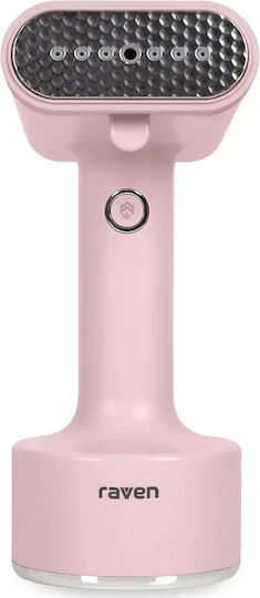 Raven Aparat de Calcat Vertical de Mână 1600W cu Rezervor 130ml Roz