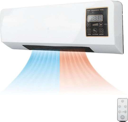 Startseite Ventilatorenheizung Allgemeine Verwendung Wandmontage Weiß 1800W
